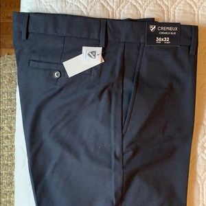 Cremeiux men’s dress pants NWT 36/32 navy